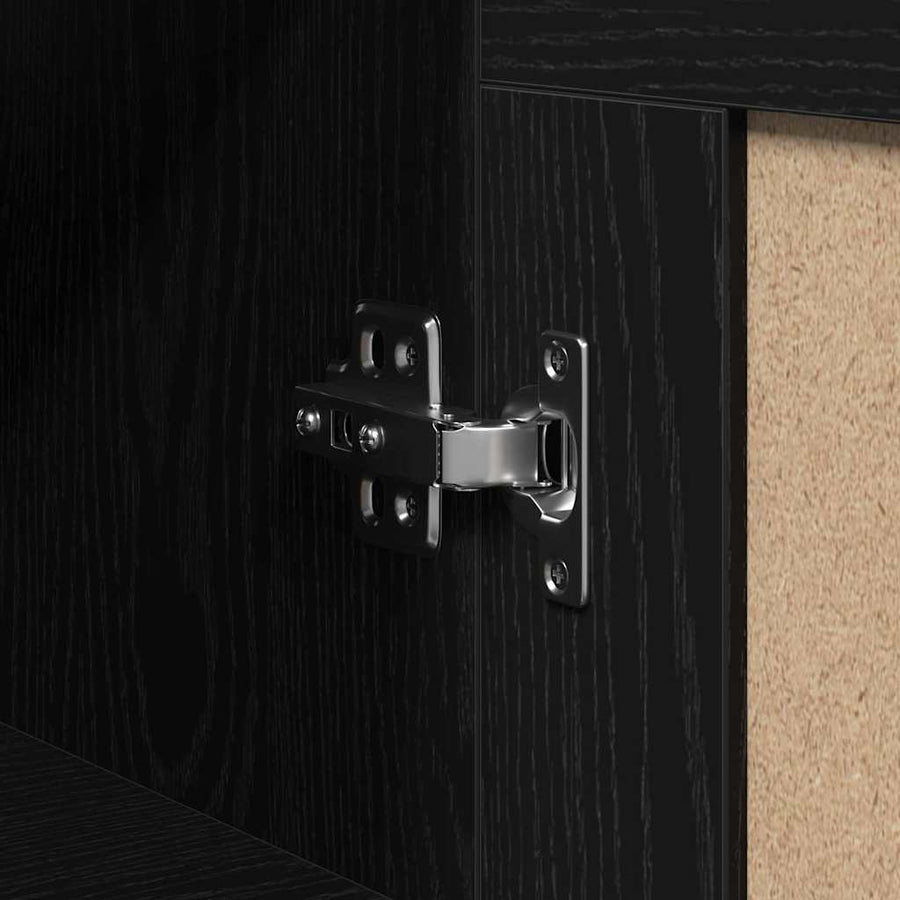 Wandkast 2 pcs Artisan Eiken 69,5 x 34 x 90 cm Bewerkt hout