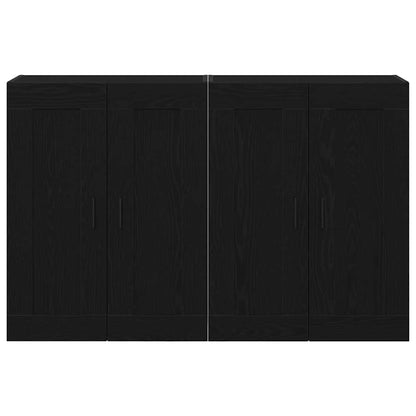 Wandkast 2 pcs Artisan Eiken 69,5 x 34 x 90 cm Bewerkt hout