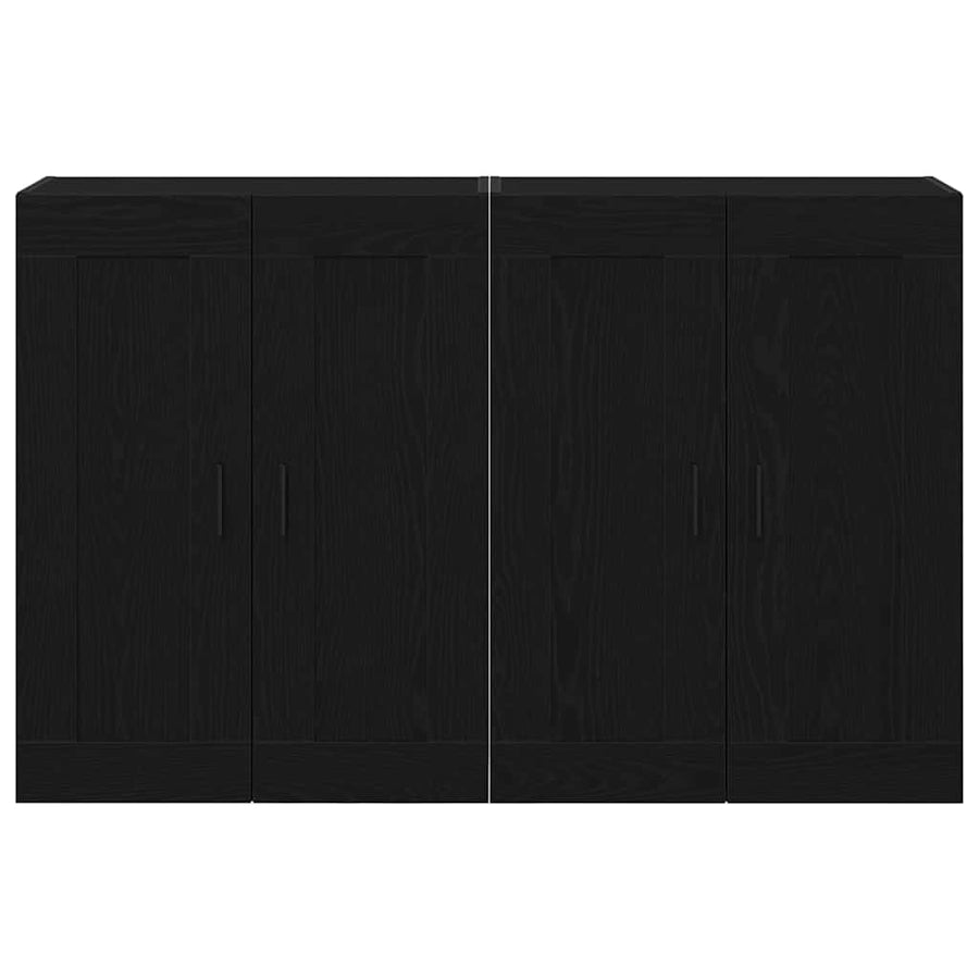 Wandkast 2 pcs Artisan Eiken 69,5 x 34 x 90 cm Bewerkt hout