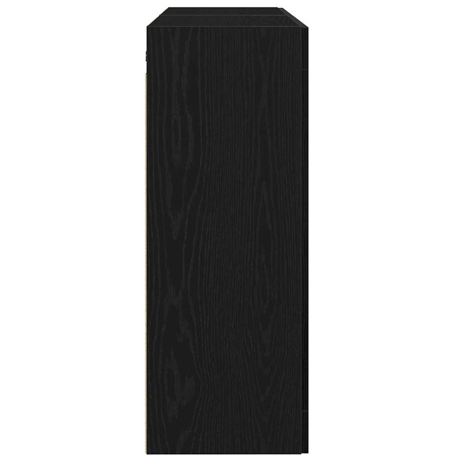 Wandkast 2 pcs Artisan Eiken 69,5 x 34 x 90 cm Bewerkt hout