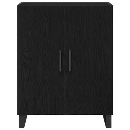 Hoge kast Zwart Eiken 69,5 x 34 x 180 cm Bewerkt hout