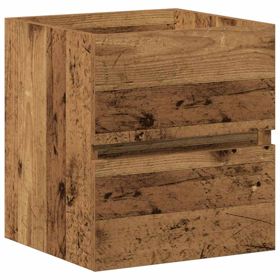 Badkamertenk te kast Zwart Eiken 80 x 39 x 62 cm Bewerkt hout