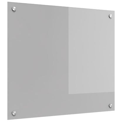 Keukenachterwand Lichtgrijs 70 x 60 cm gehard glas