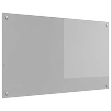 Keukenachterwand Lichtgrijs 100 x 60 cm gehard glas
