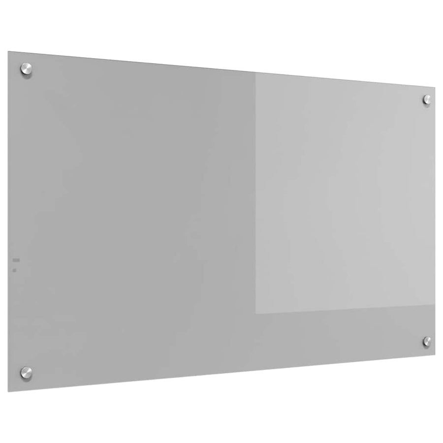 Keukenachterwand Lichtgrijs 100 x 60 cm gehard glas
