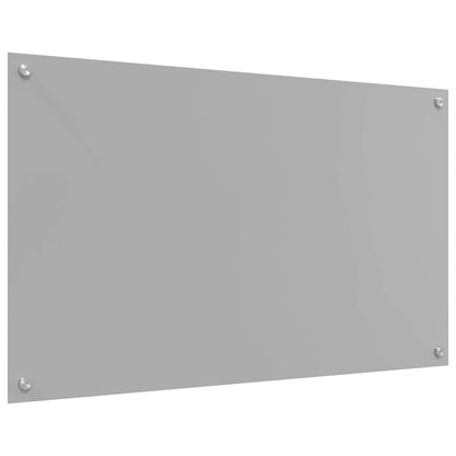 Keukenachterwand Lichtgrijs 100 x 60 cm gehard glas