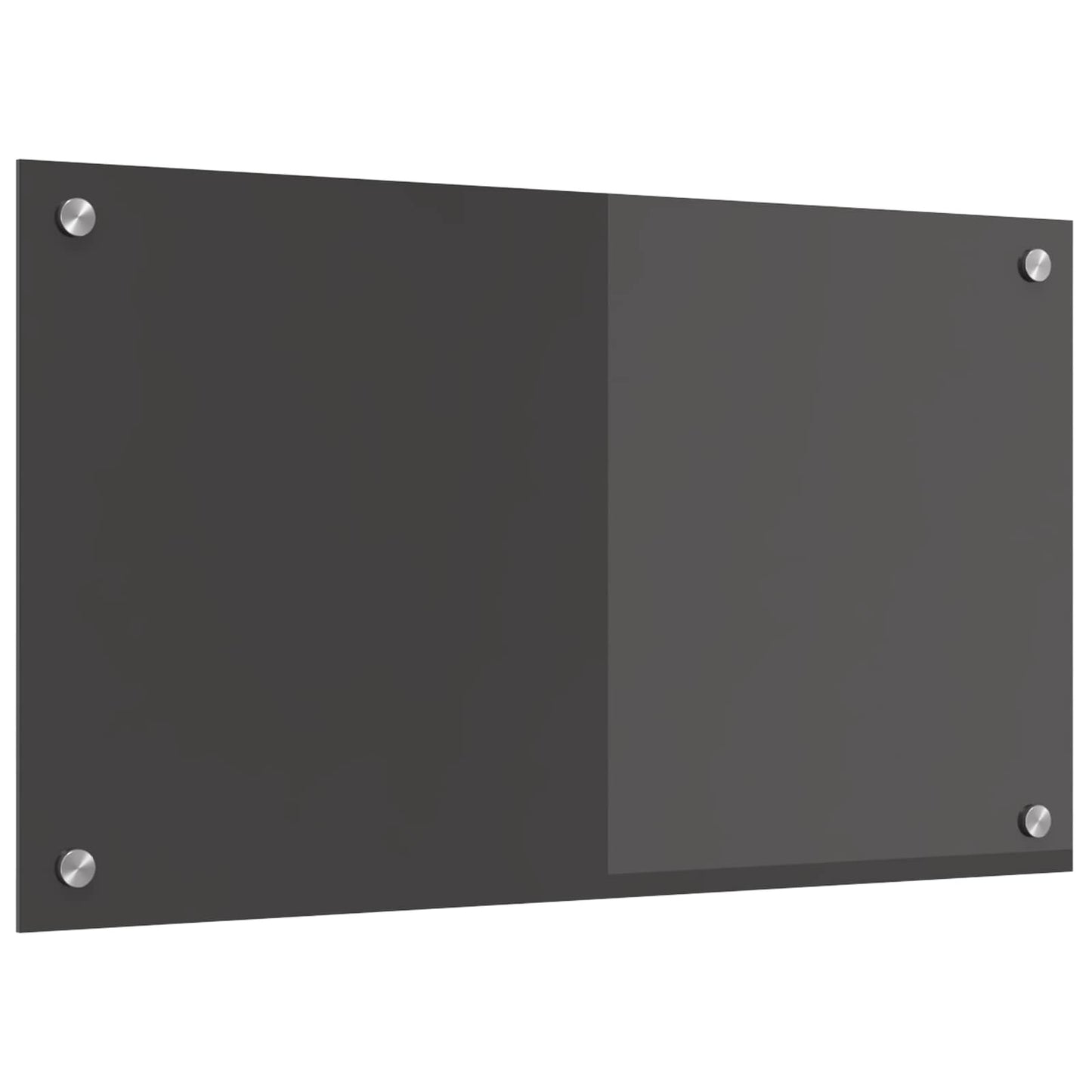 Keukenachterwand Donkergrijs 70 x 40 cm gehard glas