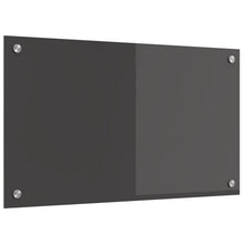 Keukenachterwand Donkergrijs 70 x 40 cm gehard glas