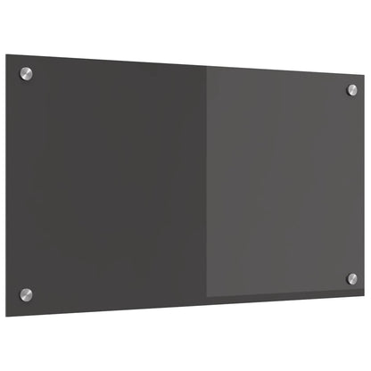 Keukenachterwand Donkergrijs 70 x 40 cm gehard glas