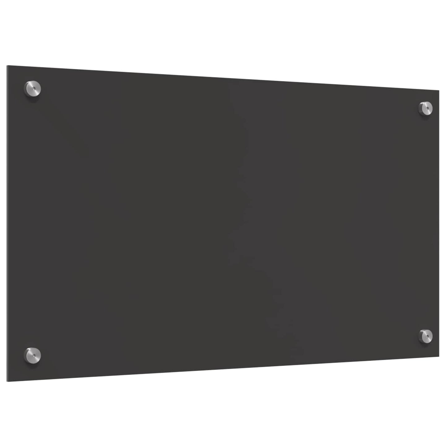 Keukenachterwand Donkergrijs 70 x 40 cm gehard glas