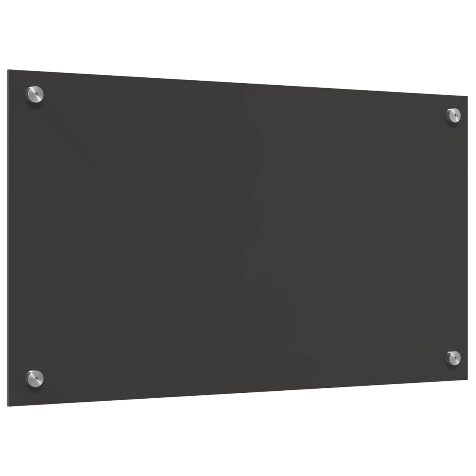 Keukenachterwand Donkergrijs 70 x 40 cm gehard glas