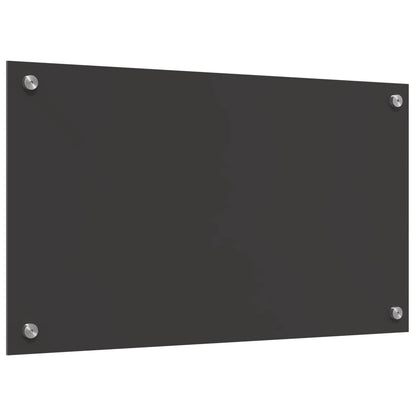 Keukenachterwand Donkergrijs 70 x 40 cm gehard glas