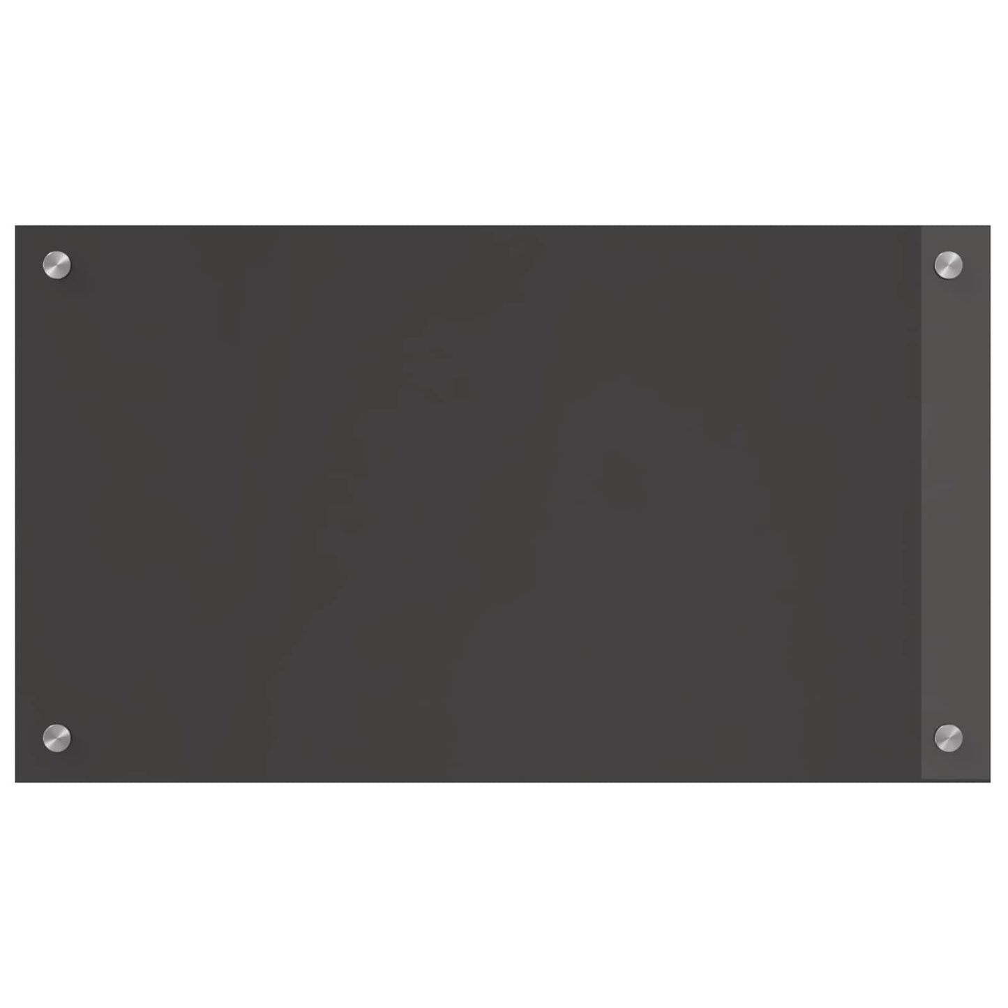 Keukenachterwand Donkergrijs 70 x 40 cm gehard glas