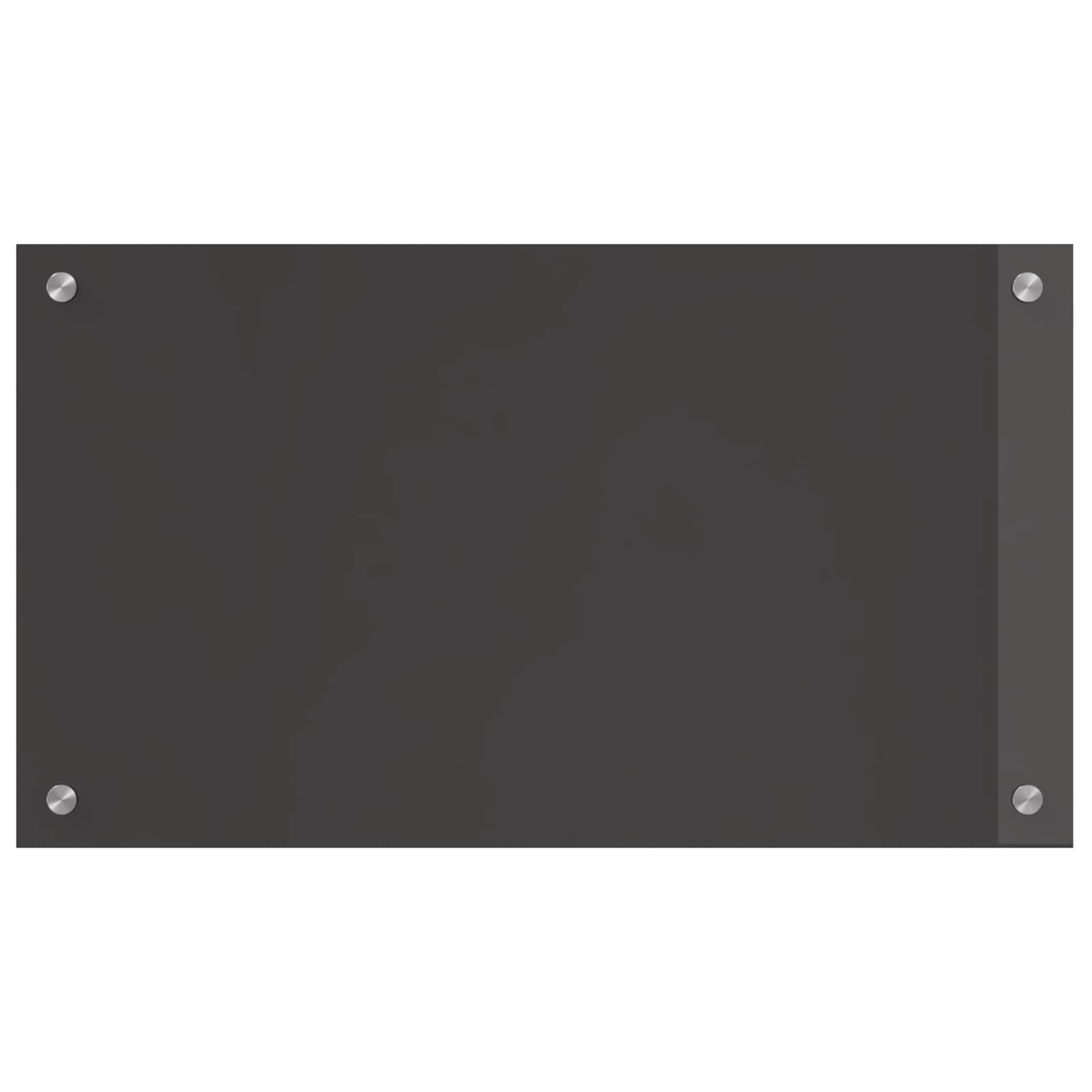 Keukenachterwand Donkergrijs 70 x 40 cm gehard glas