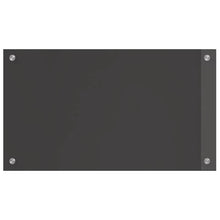 Keukenachterwand Donkergrijs 70 x 40 cm gehard glas