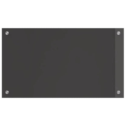 Keukenachterwand Donkergrijs 70 x 40 cm gehard glas