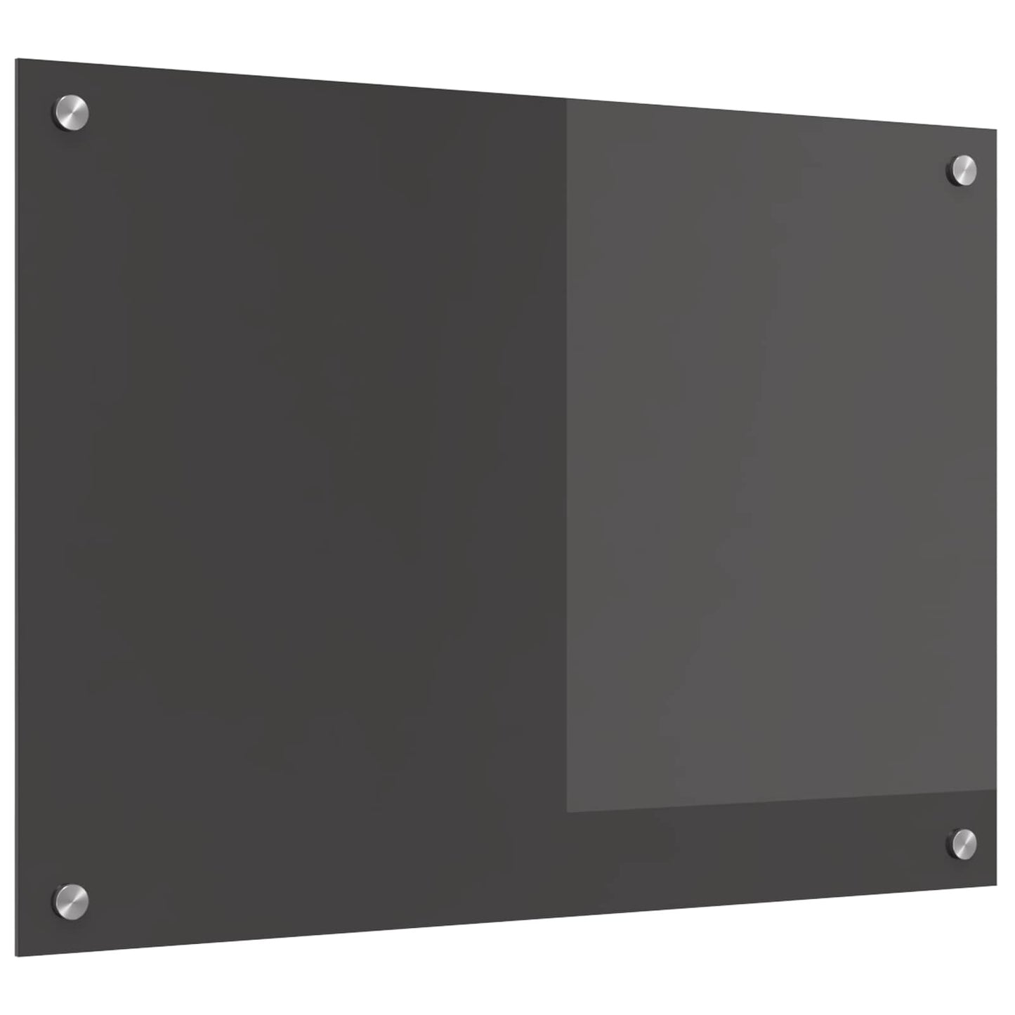 Keukenachterwand Donkergrijs 70 x 50 cm gehard glas