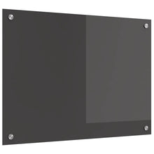 Keukenachterwand Donkergrijs 70 x 50 cm gehard glas
