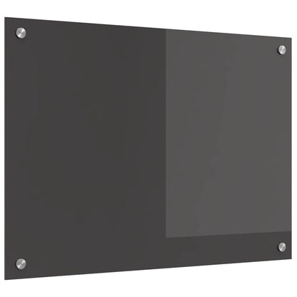 Keukenachterwand Donkergrijs 70 x 50 cm gehard glas