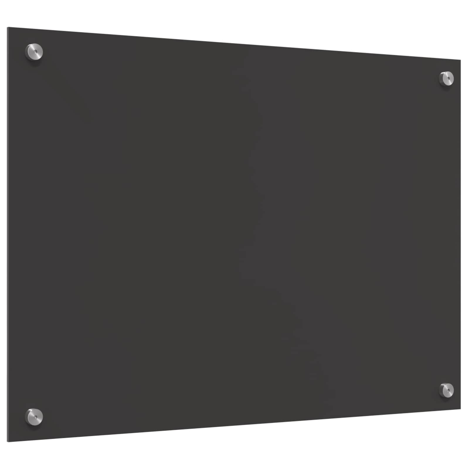 Keukenachterwand Donkergrijs 70 x 50 cm gehard glas