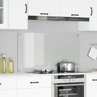 Keukenachterwand gehard glas 120x60 cm transparant