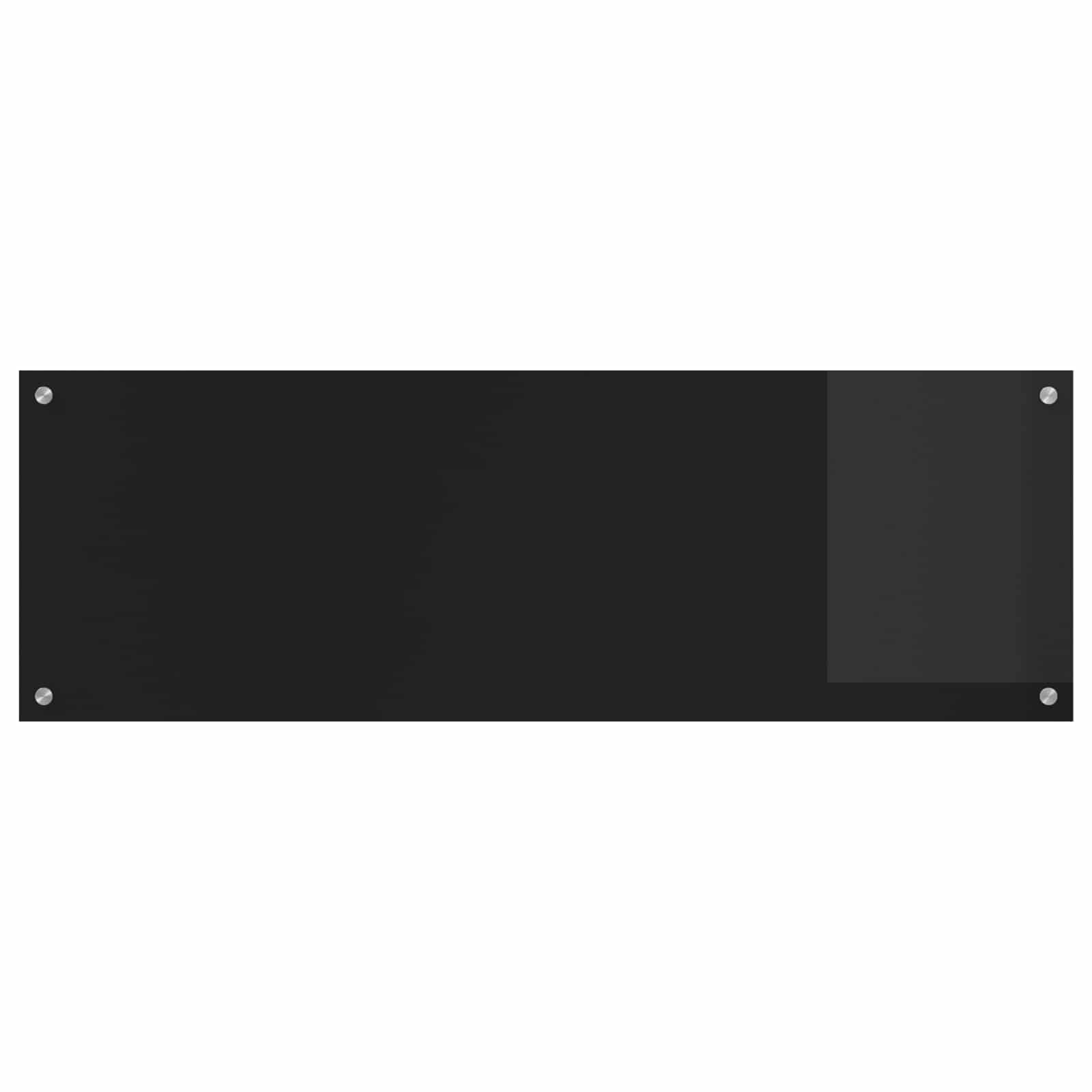 Keukenachterwand Zwart 120 x 40 cm gehard glas