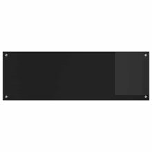 Keukenachterwand Zwart 120 x 40 cm gehard glas