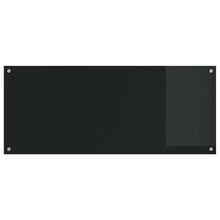 Keuken Spatscherm 120 X 50 Cm Gehard Glas Zwart 1