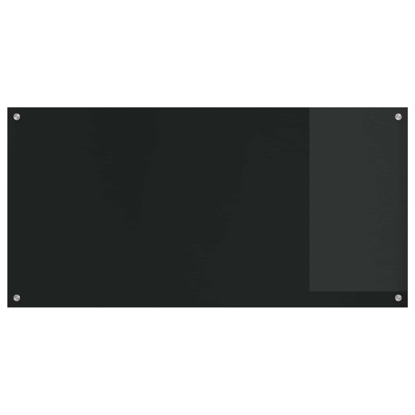 Keuken Achterwand Zwart 120 X 60 X 0,6 Cm Gehard Glas Zwart