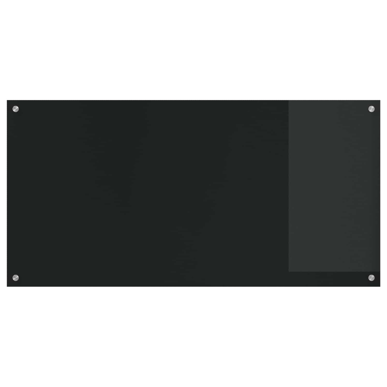 Keuken Achterwand Zwart 120 X 60 X 0,6 Cm Gehard Glas Zwart