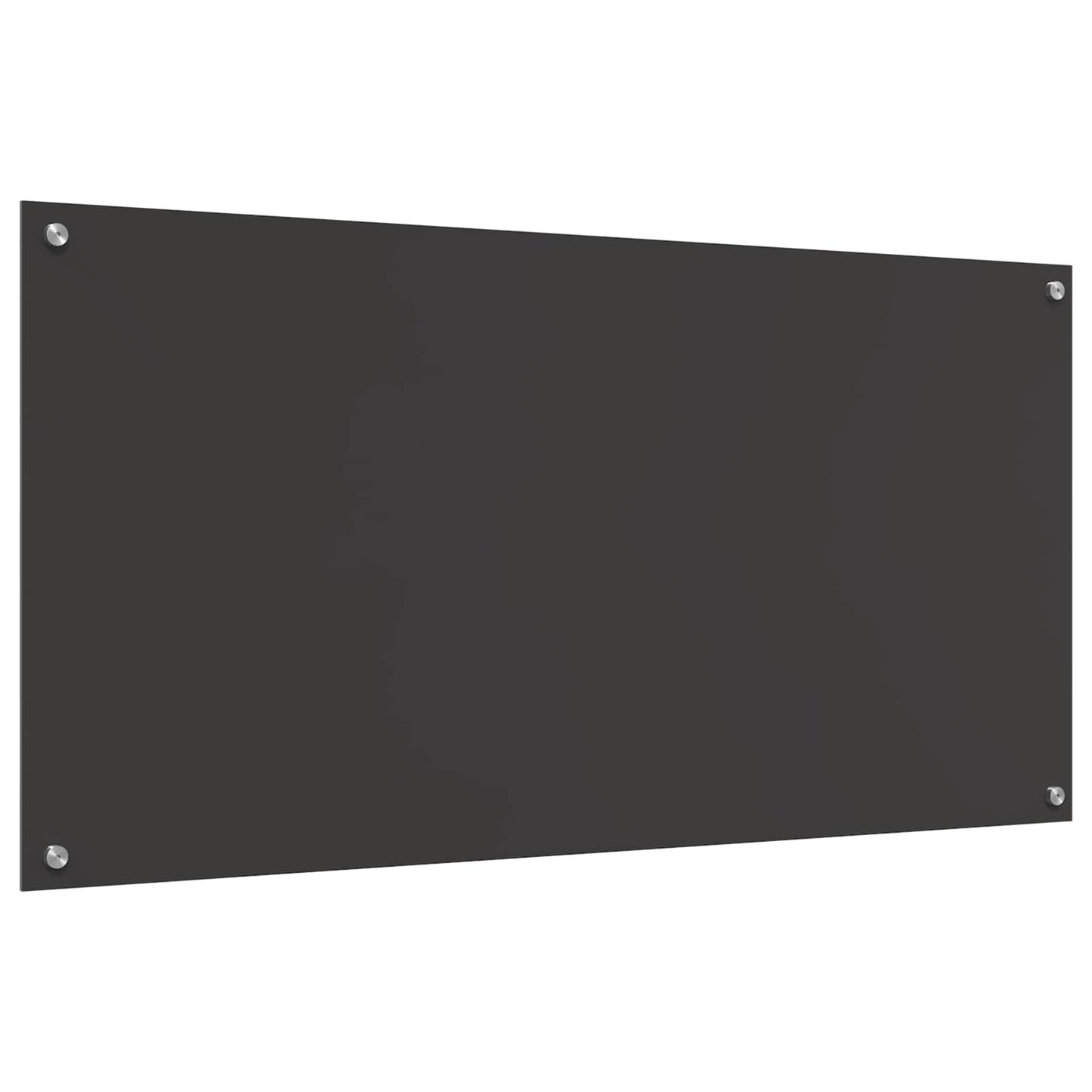 Keukenachterwand Donkergrijs 120 x 60 cm gehard glas