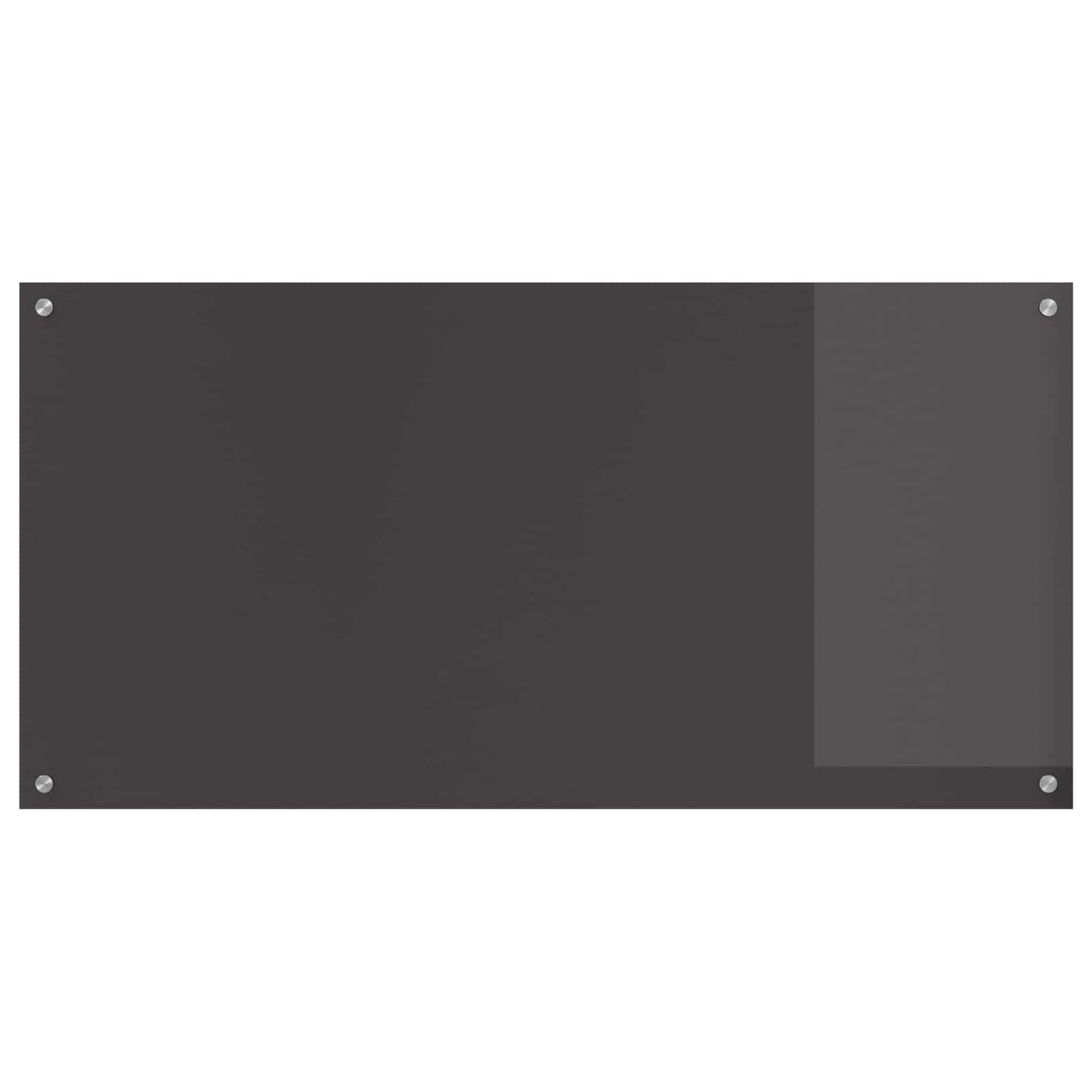 Keukenachterwand Donkergrijs 120 x 60 cm gehard glas