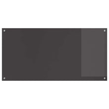 Keukenachterwand Donkergrijs 120 x 60 cm gehard glas