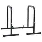 Dip bar 96-116 cm zwart gepoedercoat staal