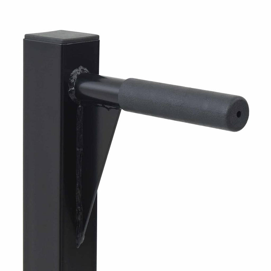 Dip station Zwart 103.5 x 66.5 x 121.5 cm Gepoedercoat staal