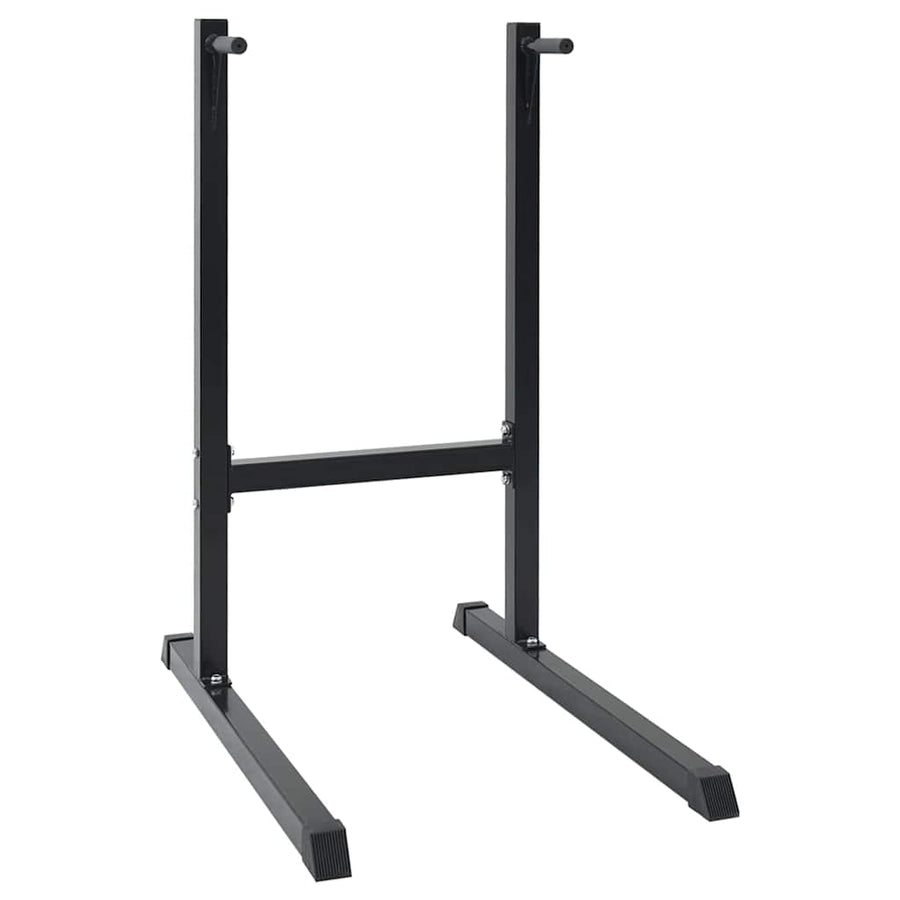 Dip station Zwart 103.5 x 66.5 x 121.5 cm Gepoedercoat staal