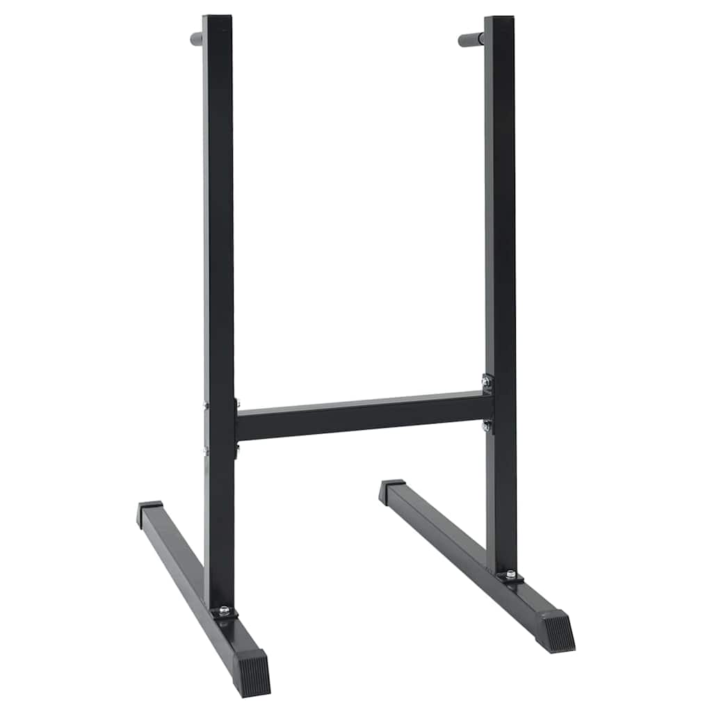 Dip station Zwart 103.5 x 66.5 x 121.5 cm Gepoedercoat staal