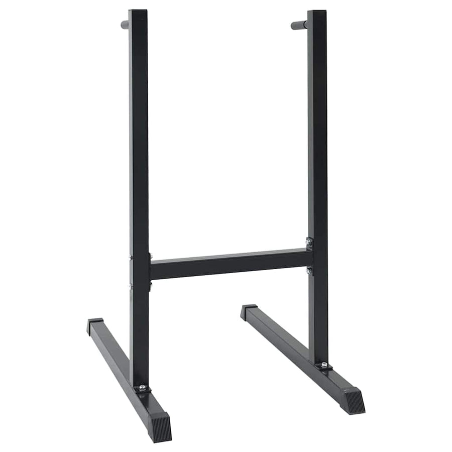 Dip station Zwart 103.5 x 66.5 x 121.5 cm Gepoedercoat staal