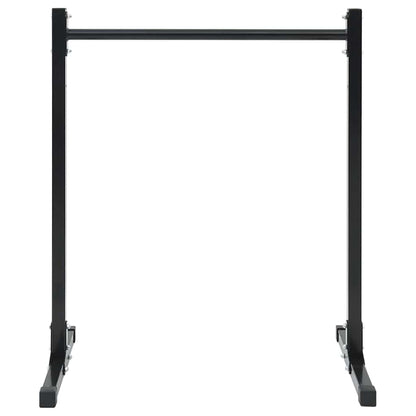 Dip station 2 pcs Zwart 55 x 90 x 104.5 cm Gepoedercoat staal