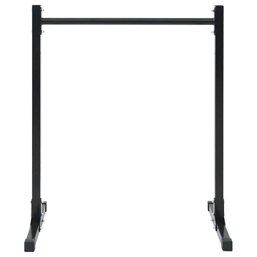 Dip station 2 pcs Zwart 55 x 90 x 104.5 cm Gepoedercoat staal