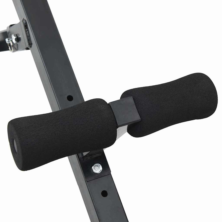 Hyperextension Bank Zwart 100,5 x 70 x 78 cm Gepoedercoat staal