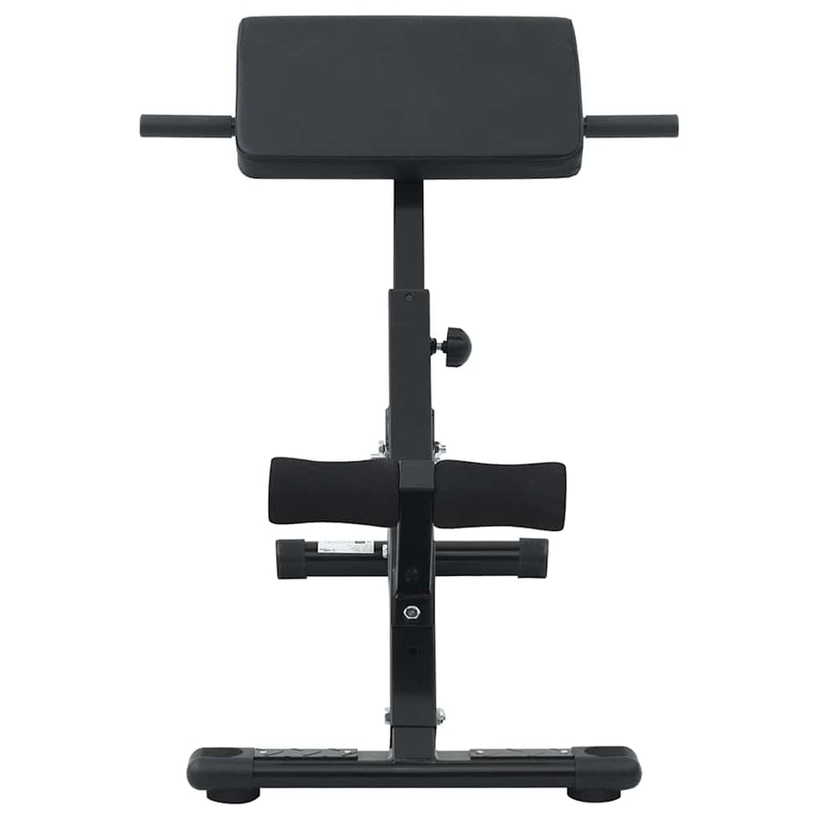 Hyperextension Bank Zwart 100,5 x 70 x 78 cm Gepoedercoat staal