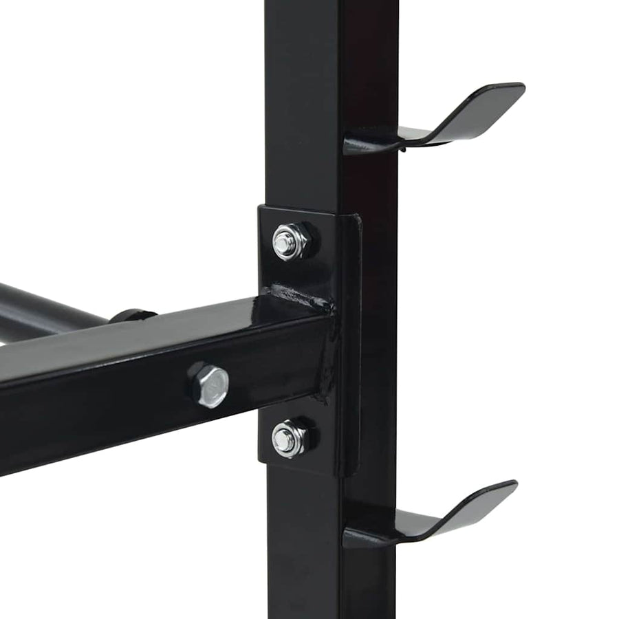Halterrek Zwart 99 X 45 X 95,5 Cm Gepoedercoat Staal