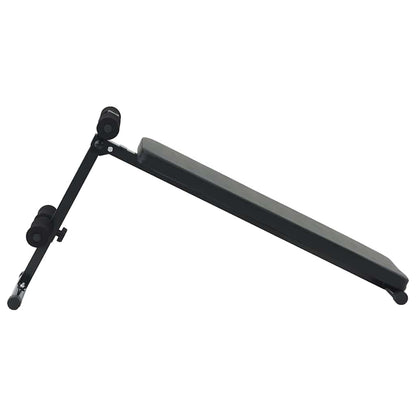Opkrolbank Zwart 124 x 33,5 x 55 cm Gepoedercoat staal