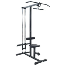 Lat pulldown machine Zwart 110 x 70 x 187 cm Gepoedercoat staal