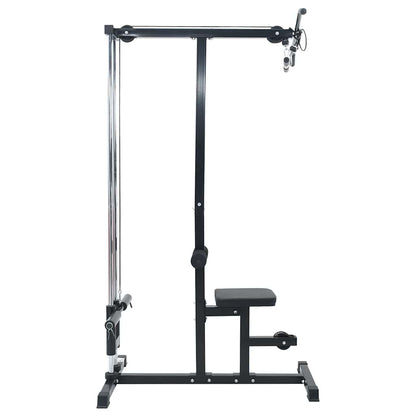 Lat pulldown machine Zwart 110 x 70 x 187 cm Gepoedercoat staal