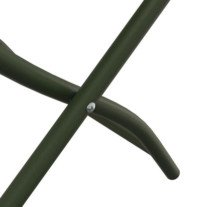 Tuin Opvouwbare Stoel 2 pcs Groen 42 x 52 x 82 cm