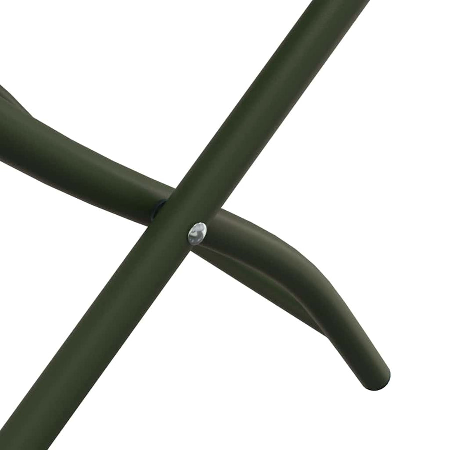 Tuin Opvouwbare Stoel 2 pcs Groen 42 x 52 x 82 cm
