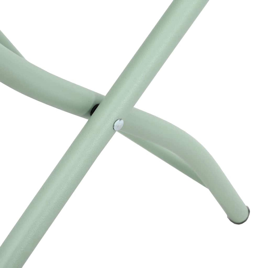 Tuin Opvouwbare Stoel 2 pcs Licht muntgroen 42 x 52 x 82 cm
