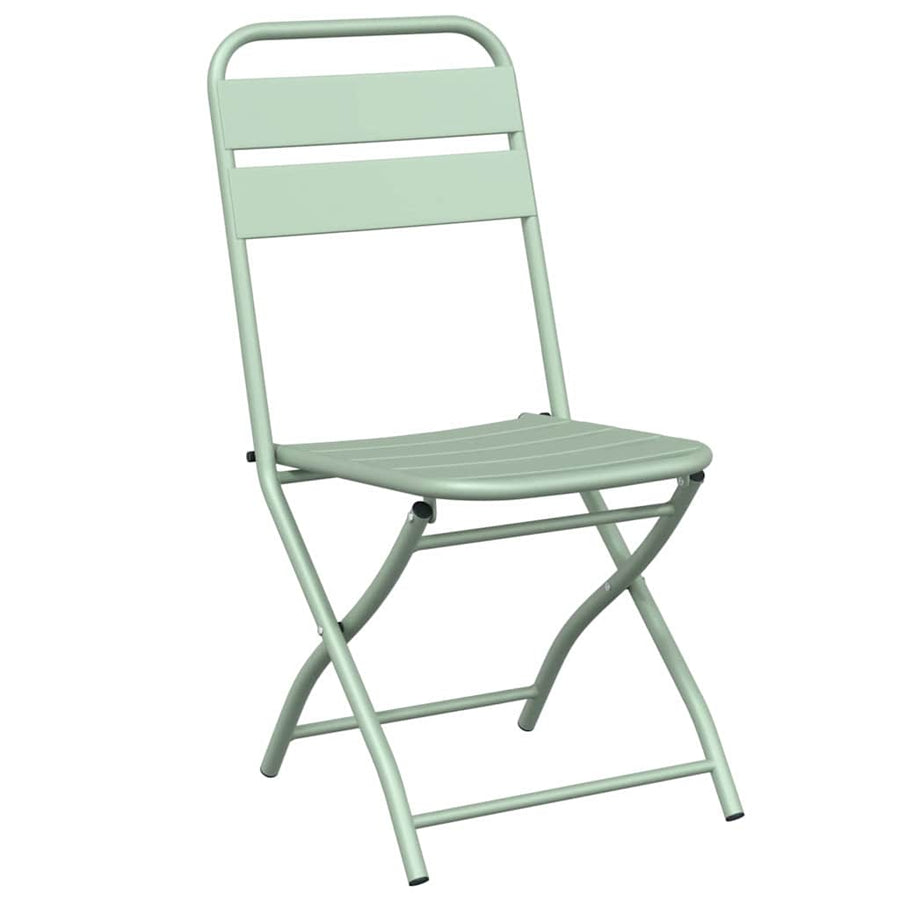 Tuin Opvouwbare Stoel 2 pcs Licht muntgroen 42 x 52 x 82 cm